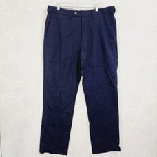 Lands' End Traditional Fit 100% Wool Men's Dress Pants Elastic 38x33 1331P