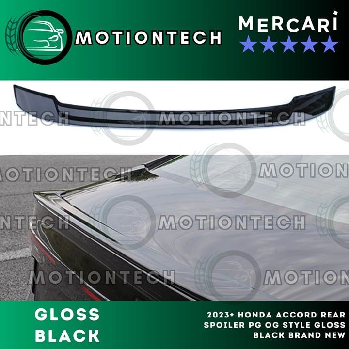 For 2023+ Honda Accord Rear Spoiler PG OG Style Gloss Black Brand New