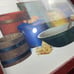 Framed B. Stroman Art Print Antique Wood Buckets Boxes Bowl Primitive