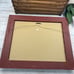 Framed B. Stroman Art Print Antique Wood Buckets Boxes Bowl Primitive
