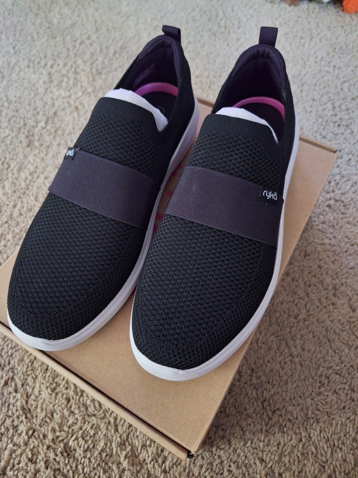 Brand New in Box Ryka Black Astrid Knit Shoes- Womens 11M