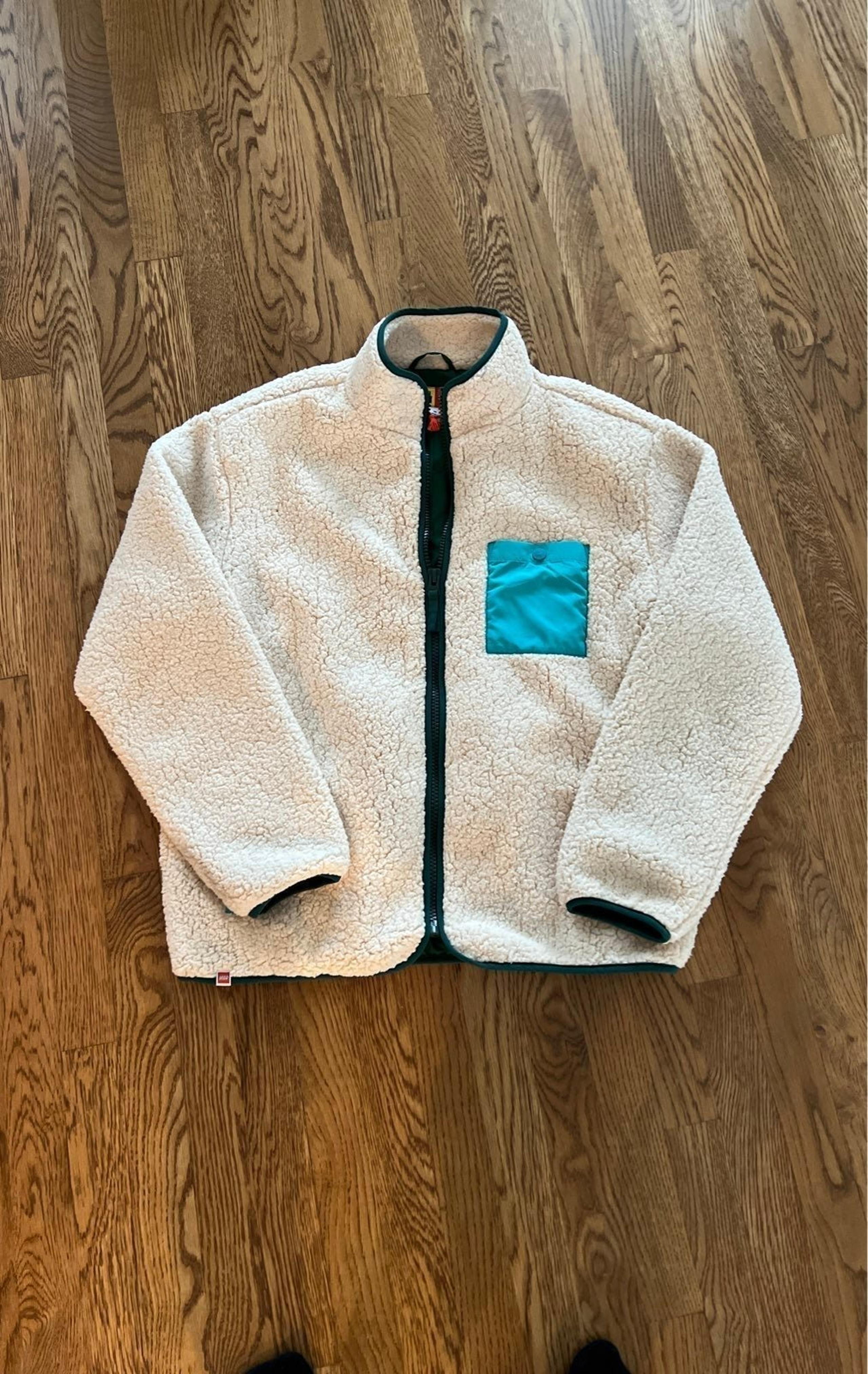 Sherpa fleece full zip jacket