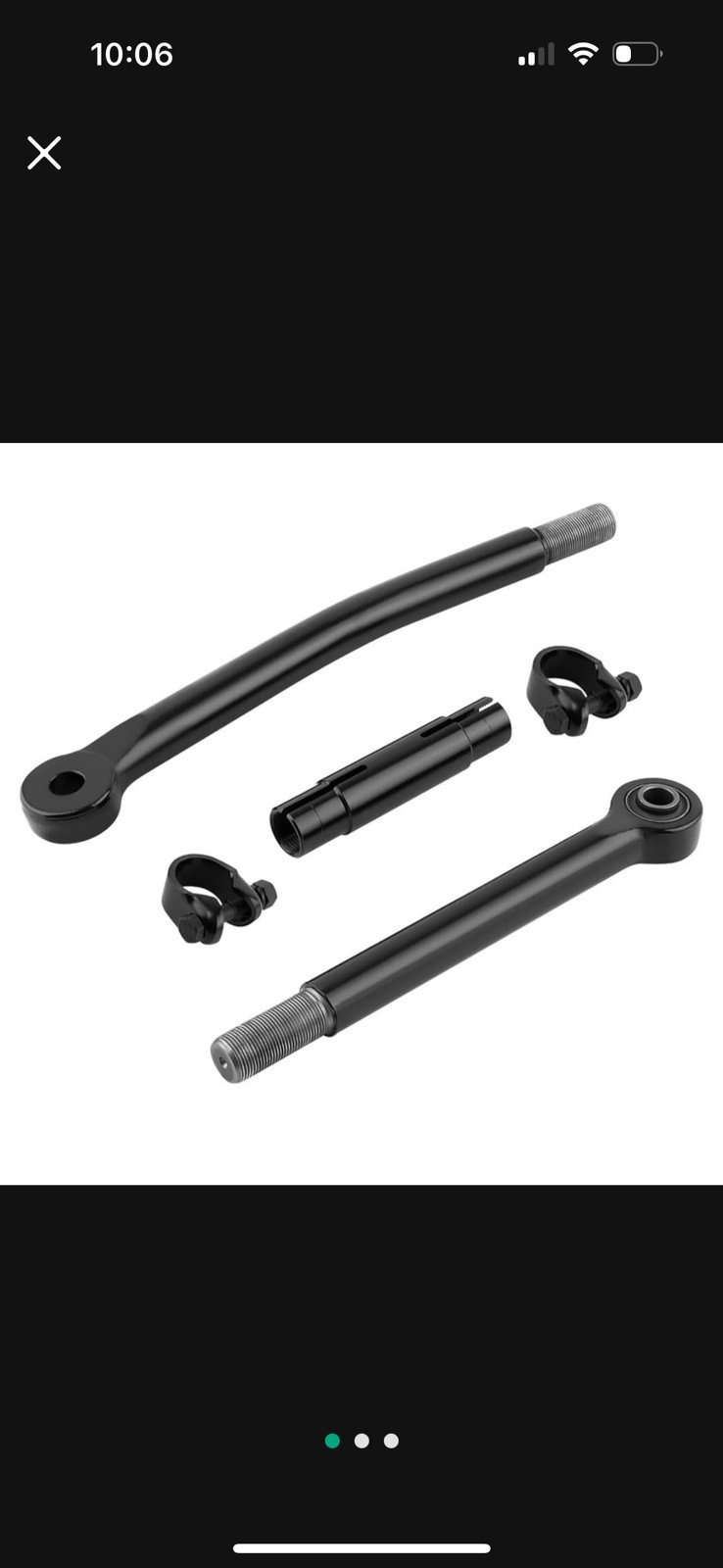 Front Adjustable Track Bar 0-8 Lift Compatible For Ford F250 F350 2005-2016 4X4