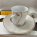 Christian Lacroix coffee cup and plate demit + cup