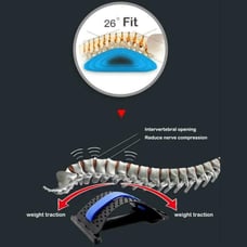 Posture Relief Magic Back Stretcher Lower Lumbar Pain Acupuncture Back Massager