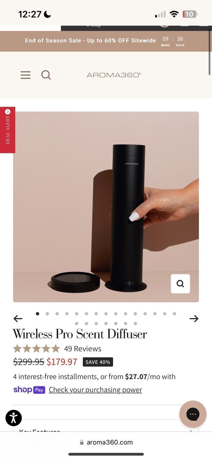 aroma 360 diffuser