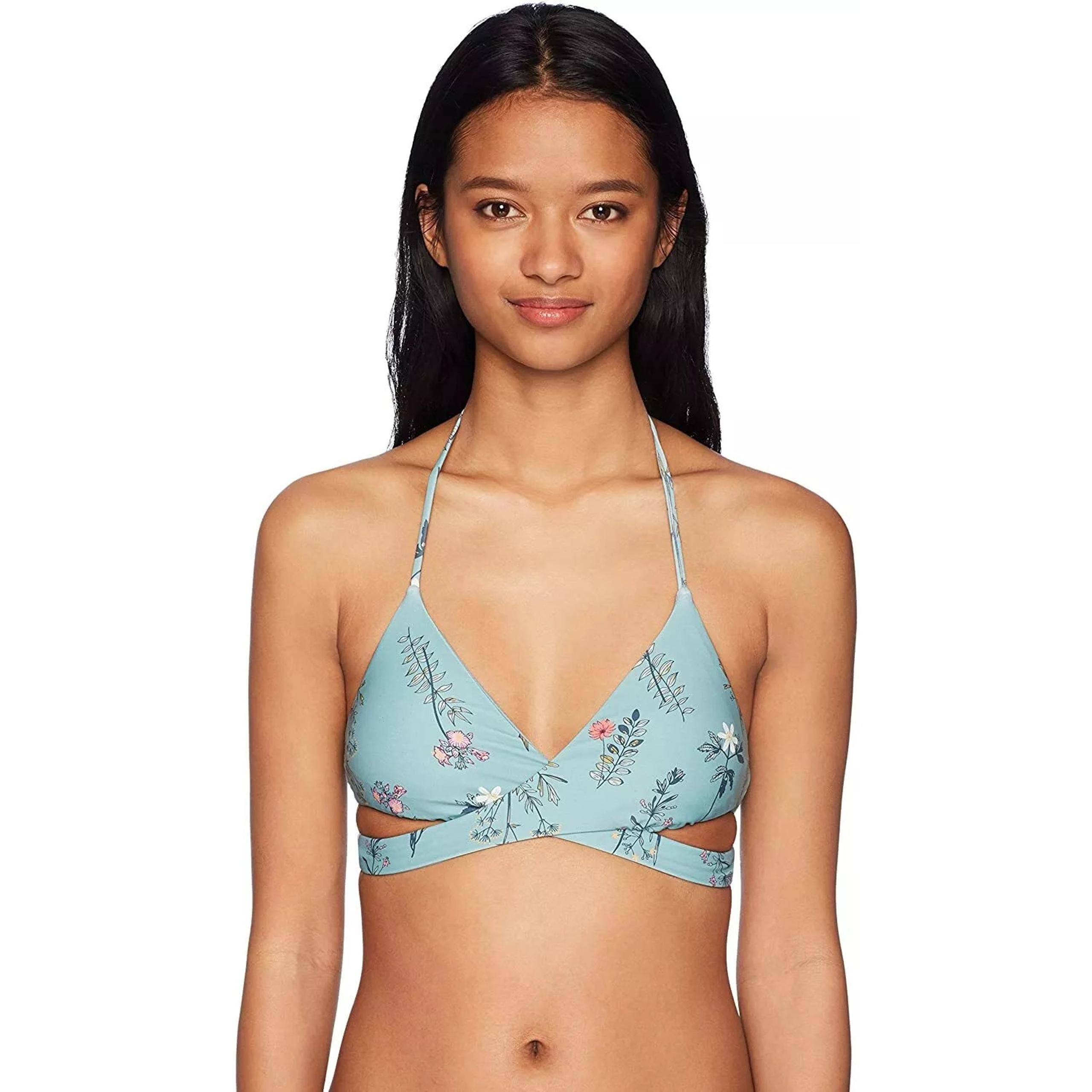 O'NEILL Women's Piper Floral Wrap Bikini Top SZ S