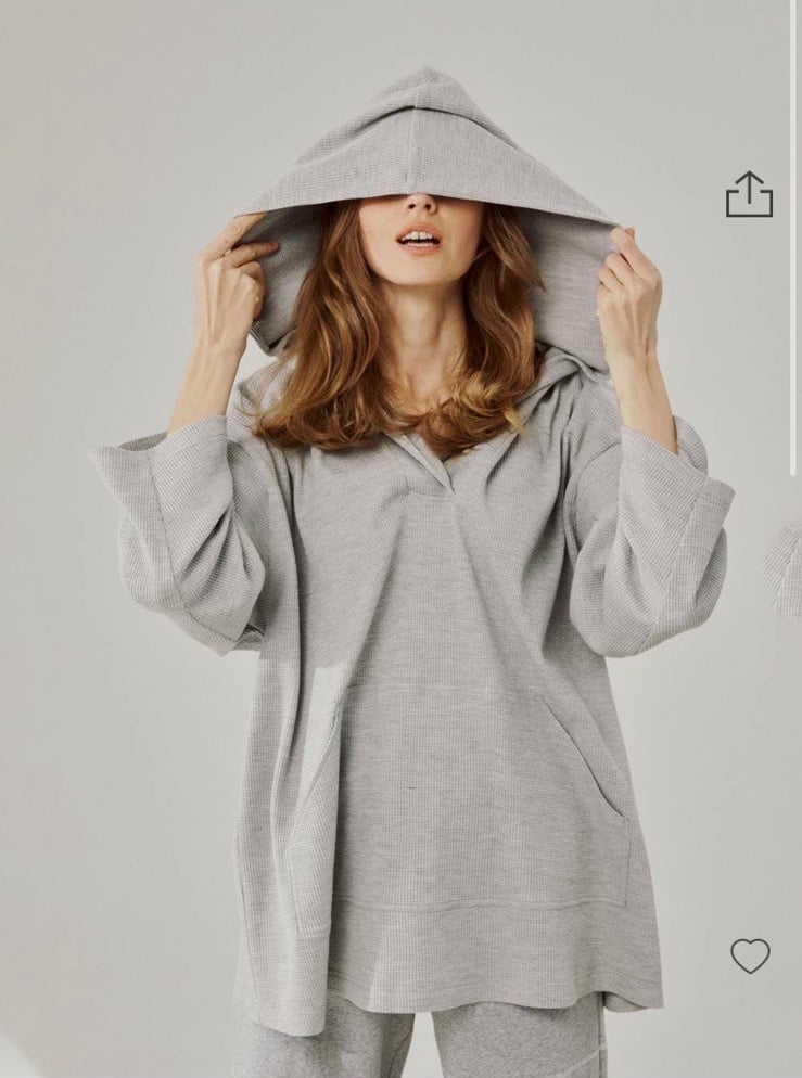 NAP Loungewear Baggy Textured Hoodie