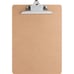 24 Count - Business Source Hardboard Clipboards 9 x 12 1/2 - Hardboard - Brown