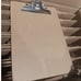 24 Count - Business Source Hardboard Clipboards 9 x 12 1/2 - Hardboard - Brown