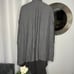 NWT Zara Woman Wool Blend Cape Coat Sweater Gray Black Size M Medium