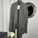 NWT Zara Woman Wool Blend Cape Coat Sweater Gray Black Size M Medium