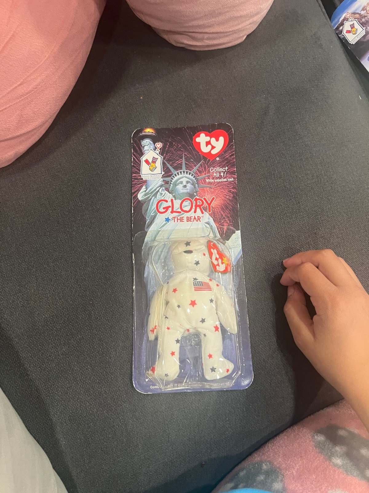 RARE Ty beanie baby Glory the Bear McDonald’s