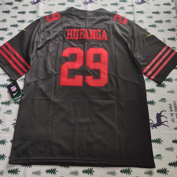 Nike Men's San Francisco 49ers Talanoa Hufanga Black Jersey