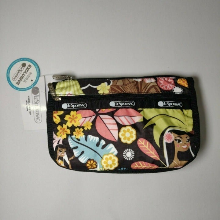 NWT LeSportsac Travel Cosmetic Bag Sweet Wahine Hawaii Exclusive 7315 K168 NWT LeSportsac Travel Cosmetic Bag Sweet Wahine Hawaii Exclusive 7315 K168