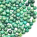 Lot of 62 green 6mm beads, possibly turquoise