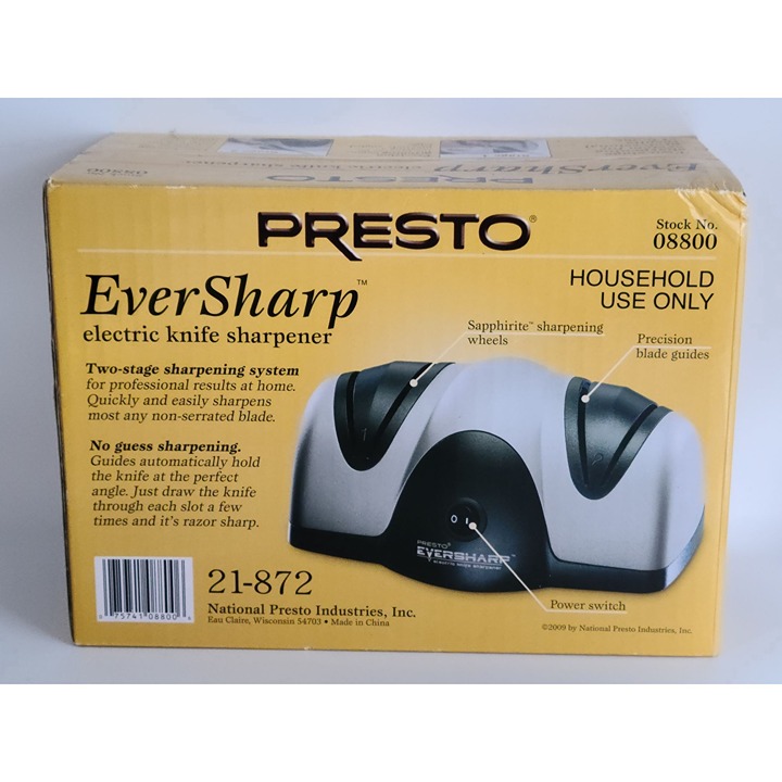 New Presto Electric Knife Sharpener 08800 EverSharp