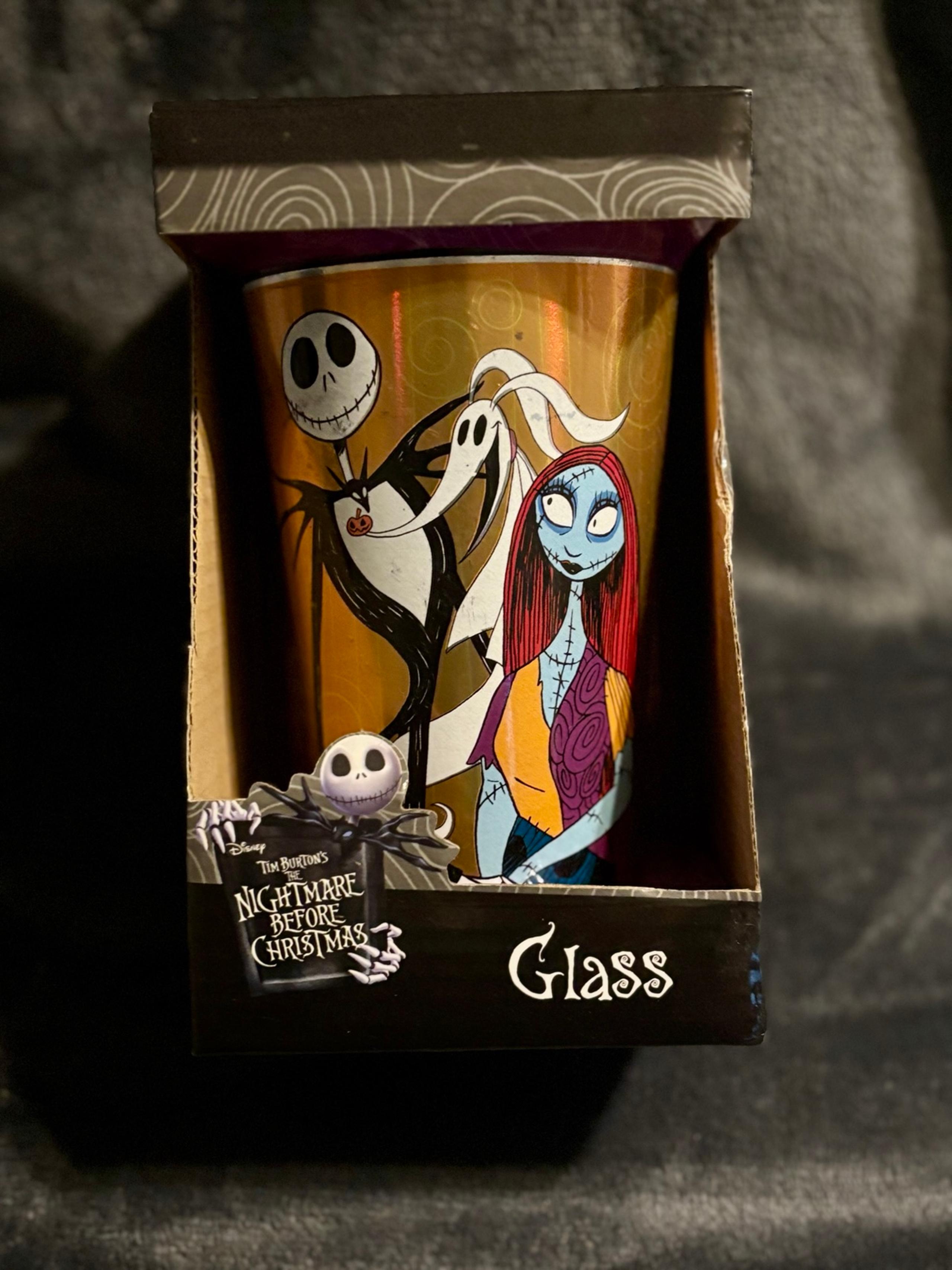 Disney Nightmare Before Christmas Glass