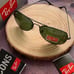 Ray-Ban 3025 Green Aviator Sunglasses 58mm-5