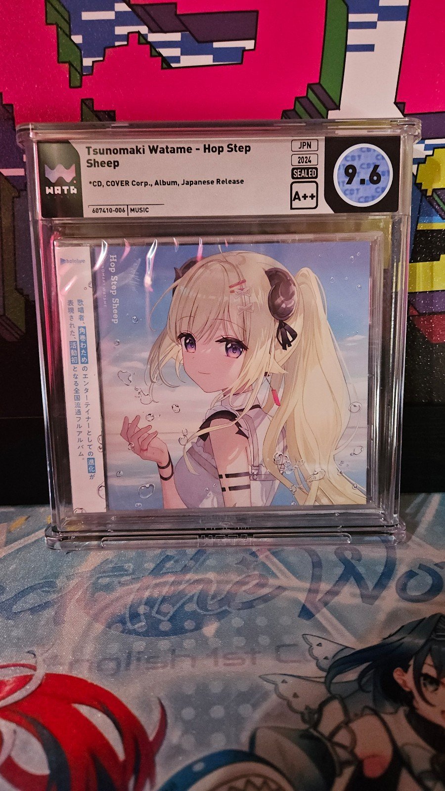 Hololive Tsunonaki Watame CD Album Hop Step Sheep Graded 9.6 A++