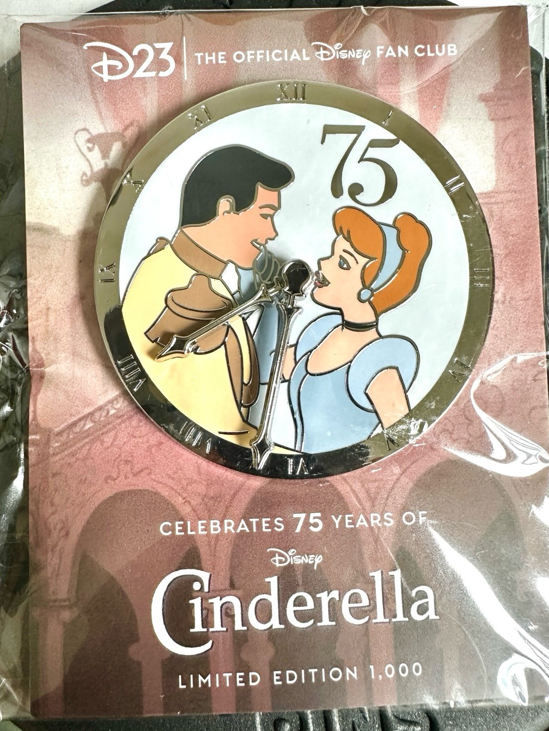 Disney D23 Exclusive Cinderella 75th Anniversary Pin LE 1000