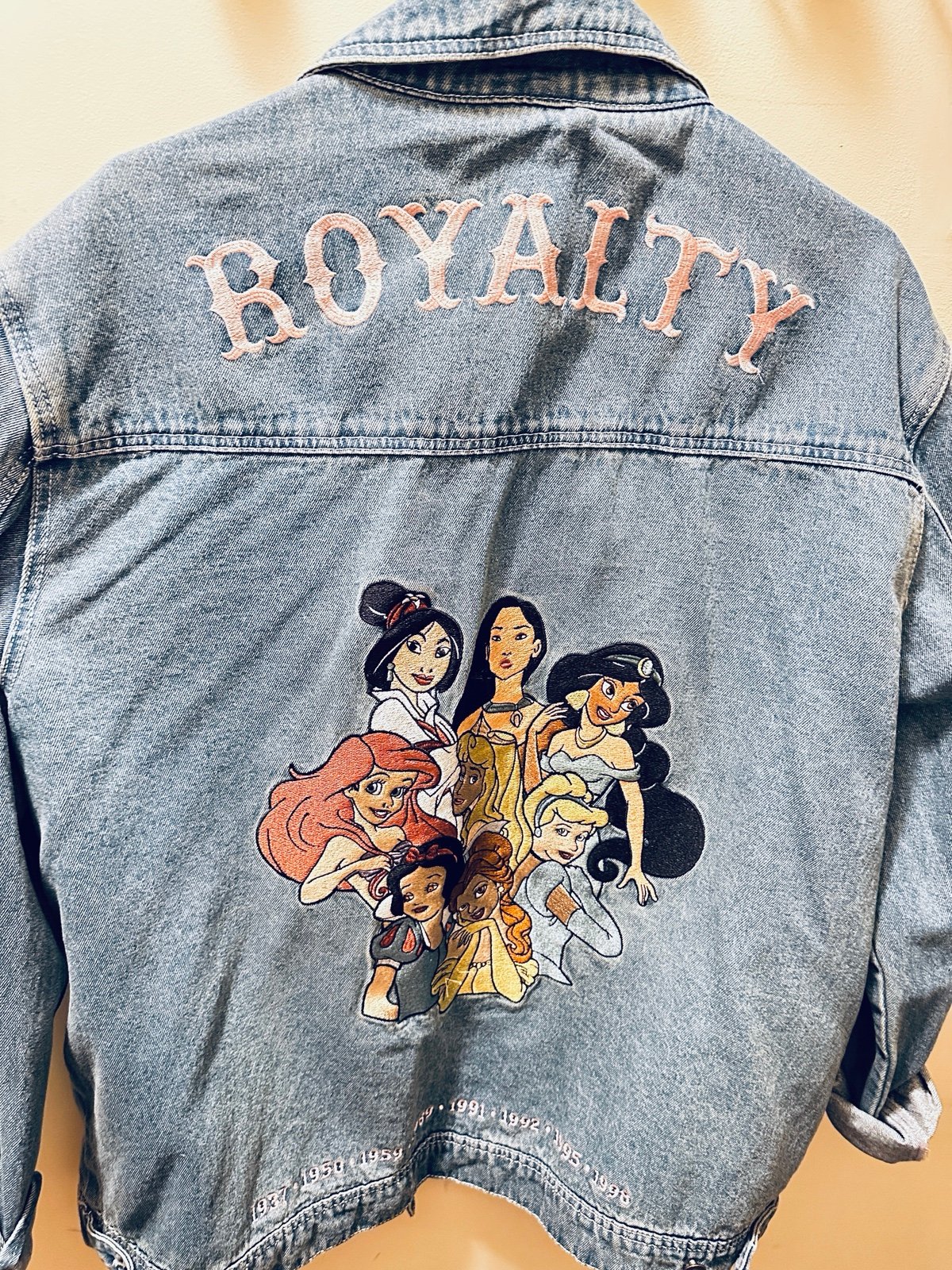 disney royalty denim jacket