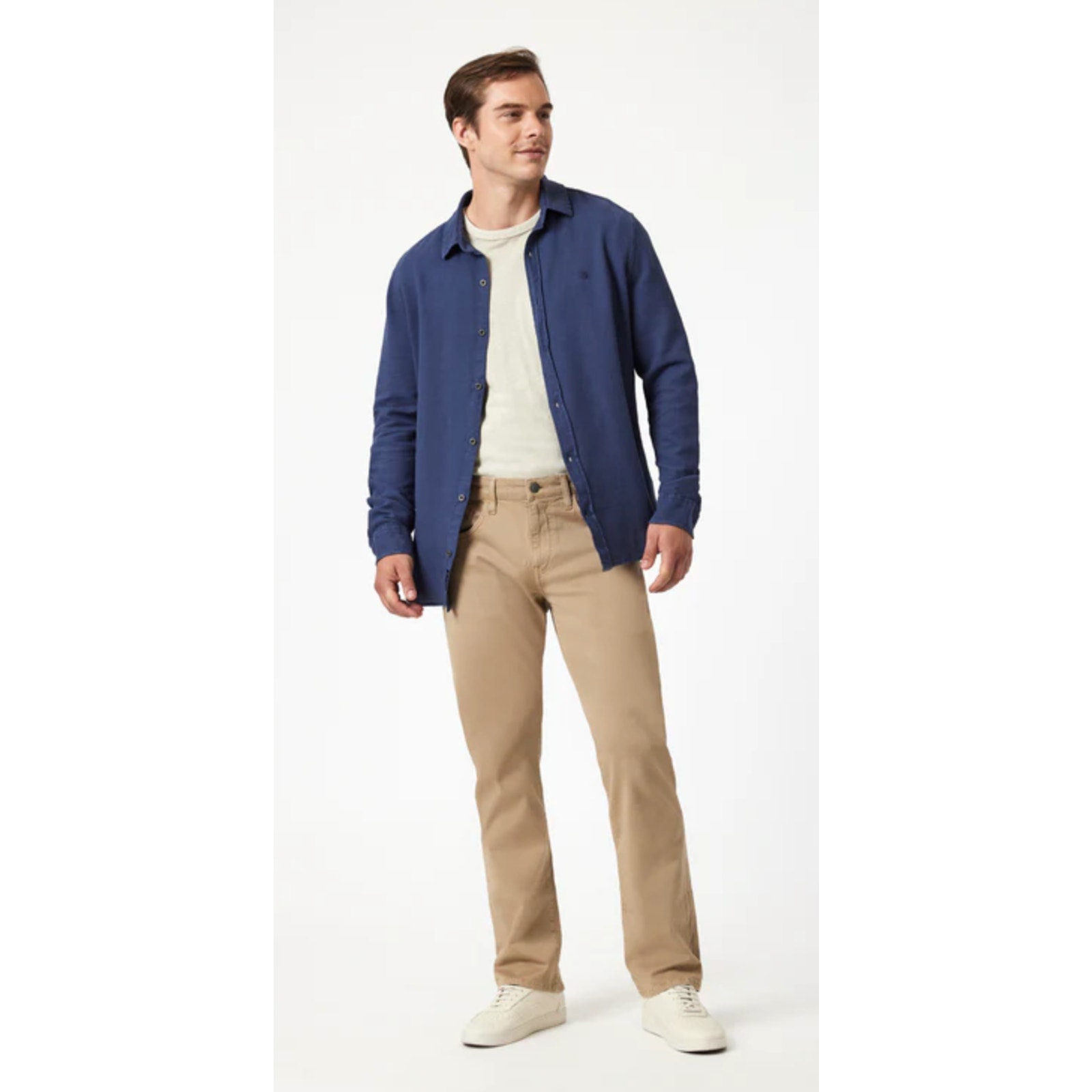 Mavi Mens Khaki Twill Edward Straight Leg Chino Pant Flat Front Size 36x30 NWT