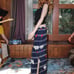 Mr Blackwell Vintage 60s Silk Maxi Skirt