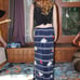Mr Blackwell Vintage 60s Silk Maxi Skirt