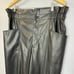 Madewell Vegan Leather Pull-On Paperbag Pants Black Relaxed Fit Women's 16 New