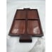 Divided Mahogany Wood Serving Tray Hors D'Oeuvres Rectangle Made Haiti