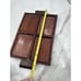 Divided Mahogany Wood Serving Tray Hors D'Oeuvres Rectangle Made Haiti