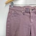 Rag and Bone Zipper Capri Jeans Purple Lavender