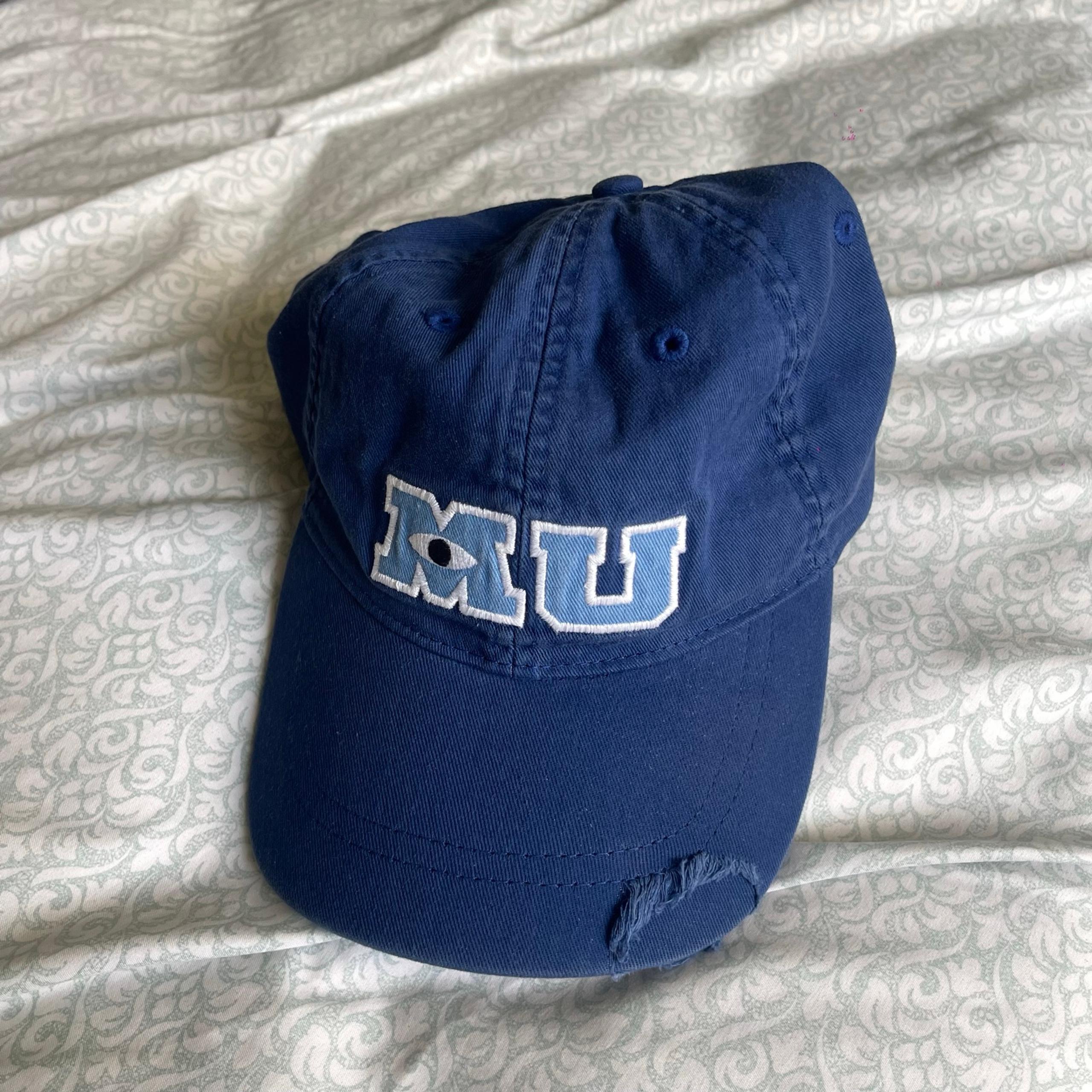 Navy blue Monsters Inc University hat from Disneyland
