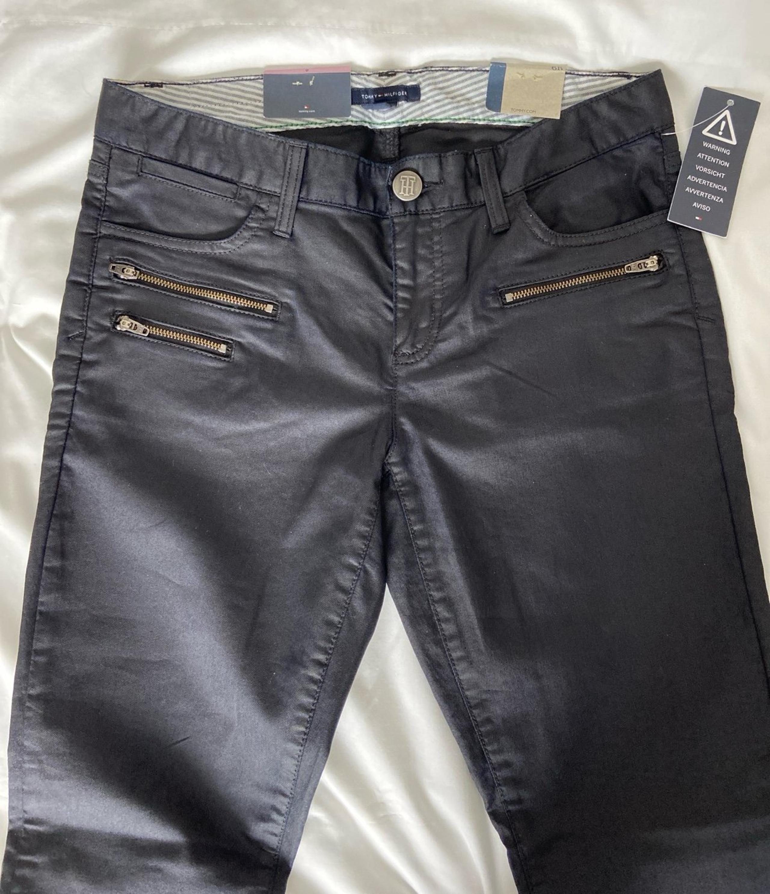 Tommy Hilfiger Modern Skinny black womens pants NWT