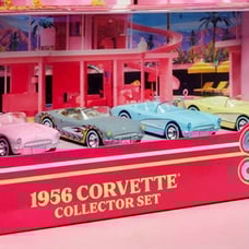 BARBIE The Movie - Hot Wheels Premium 4 PACK - 1956 CORVETTE COLLECTORS SET