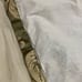 Croscill curtain ONE panel olive green and gold colors leaf design embroidered