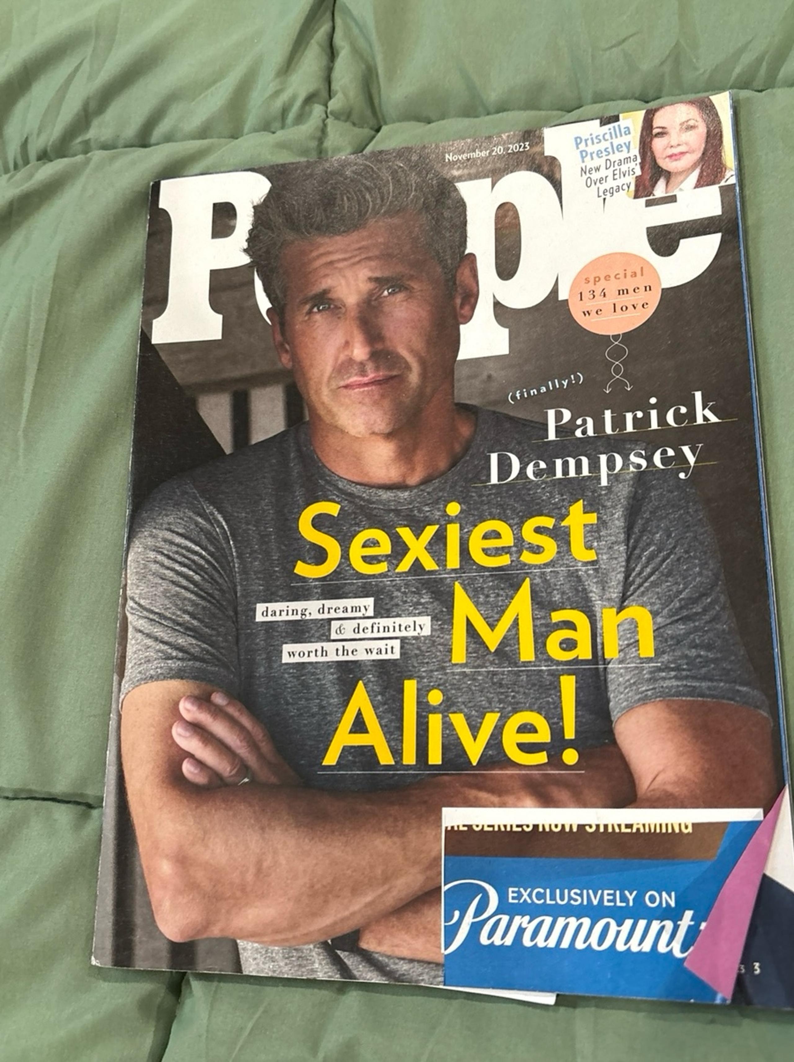 Patrick Dempsey Sexiest Man Alive Magazine