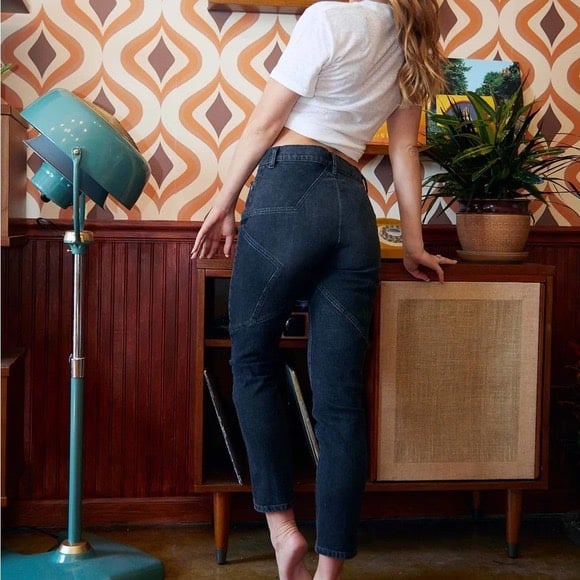 Revive Denim Cropped Star Jeans