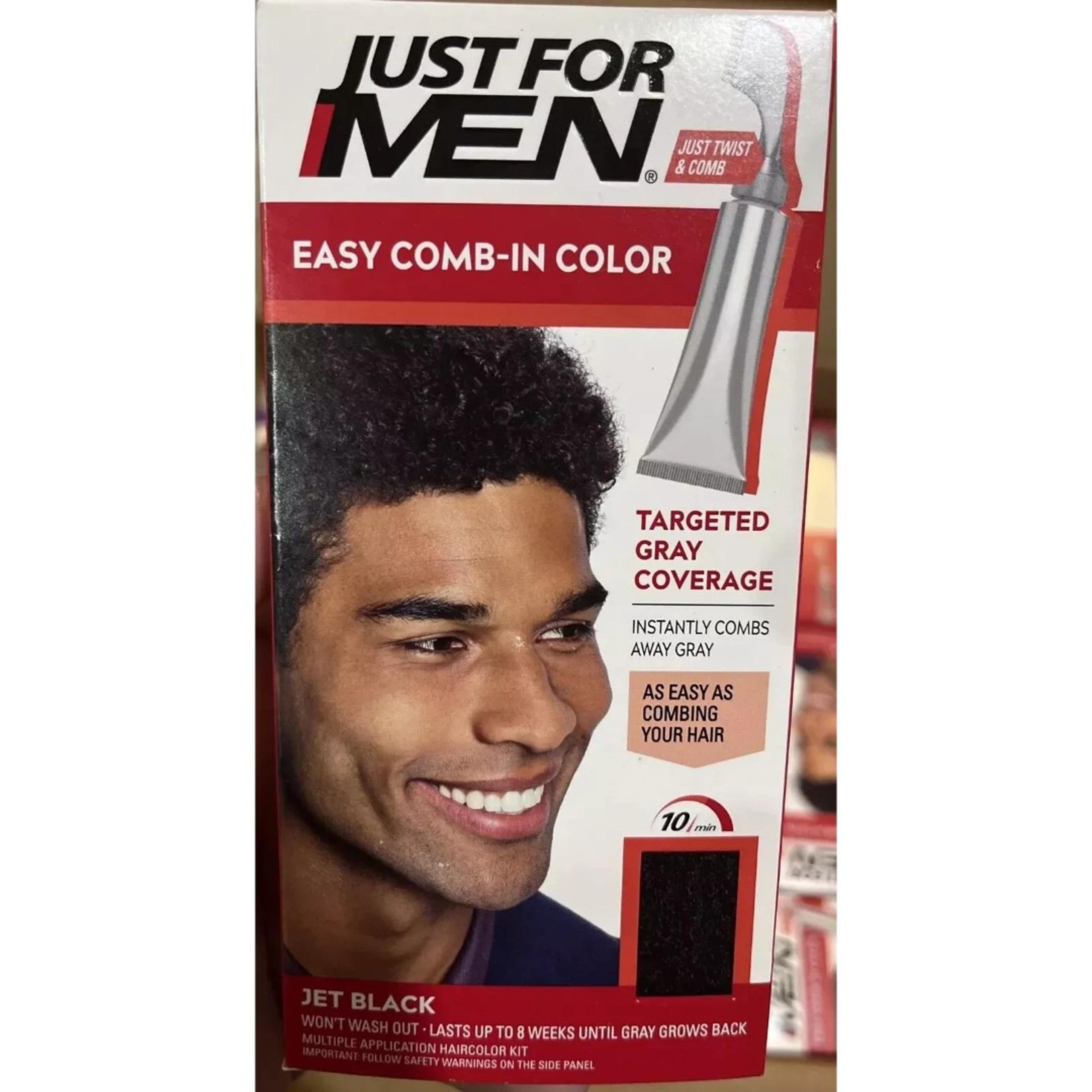 Just for Men Easy Comb In Hair Color #A-60 Jet Black