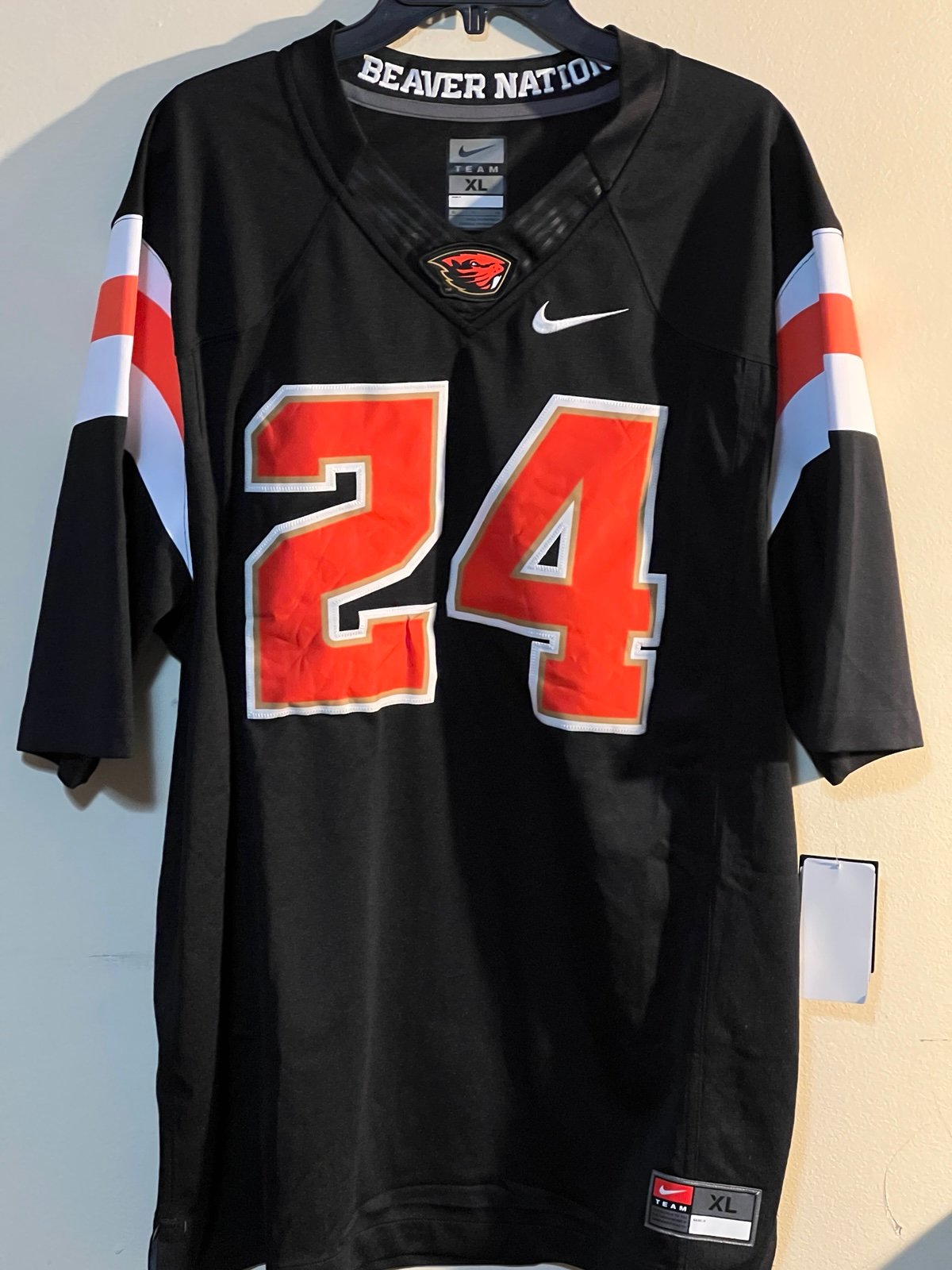 Xl LIMITED EDITION #24 OREGON STATE BEAVERS NIKE FOOTBALL JERSEY