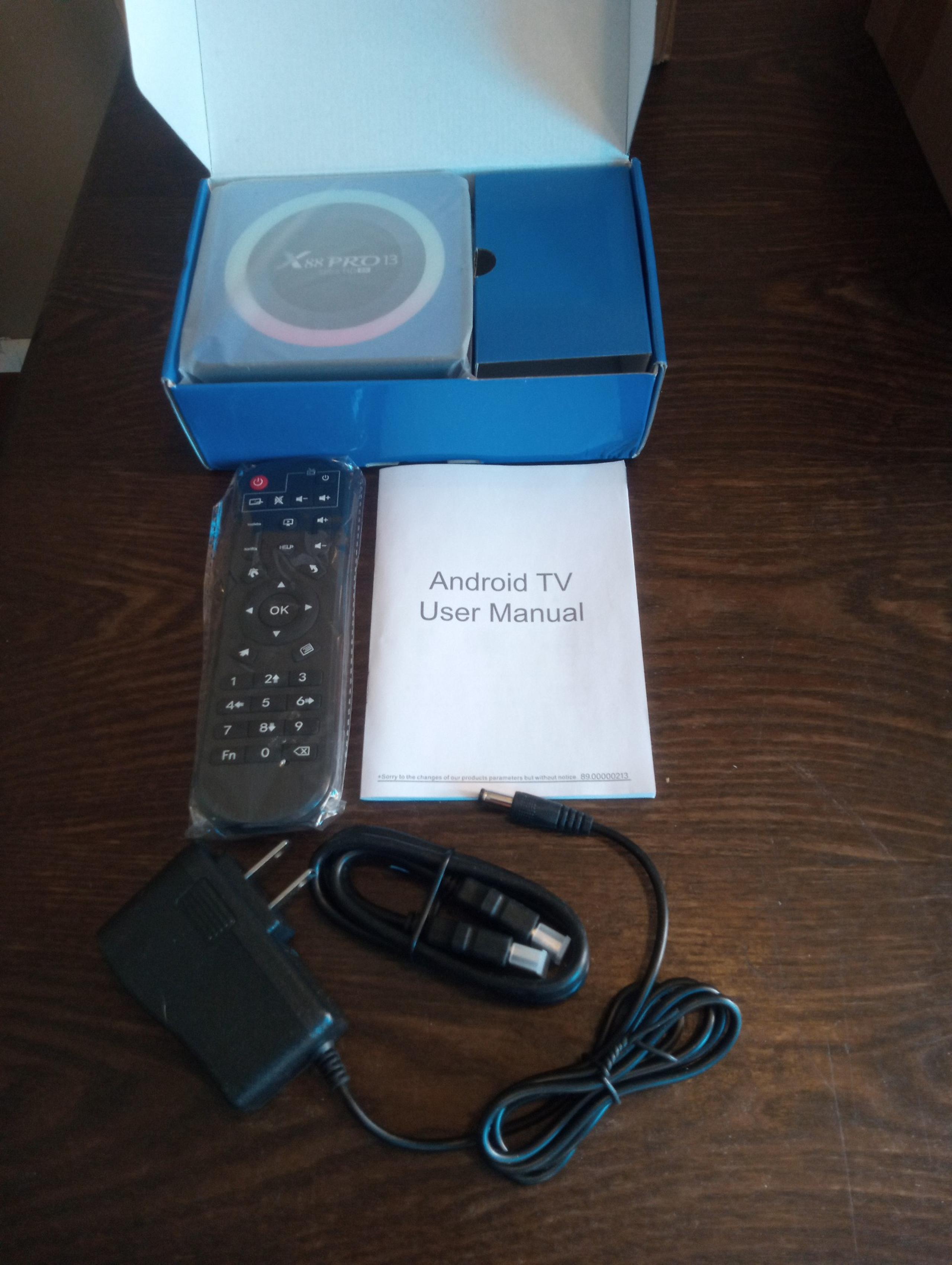 Android TV Box 13.0, Android Box 4GB RAM 64GB ROM, Quad Core Smart 8K TV Box