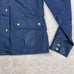 J Crew Boyfriend Utility Jacket Adjustable Waist Full Zip Waxed Cotton Jacket