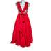 sjp by sarah jessica parker red sleeveless cut out back dress Size 4