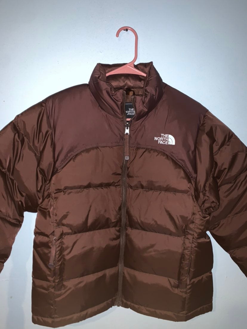 The North Face brown 700 nuptse puffer