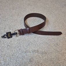 POLO RALPH LAUREN MEN'S Brown BELT SIZE 32 NEW