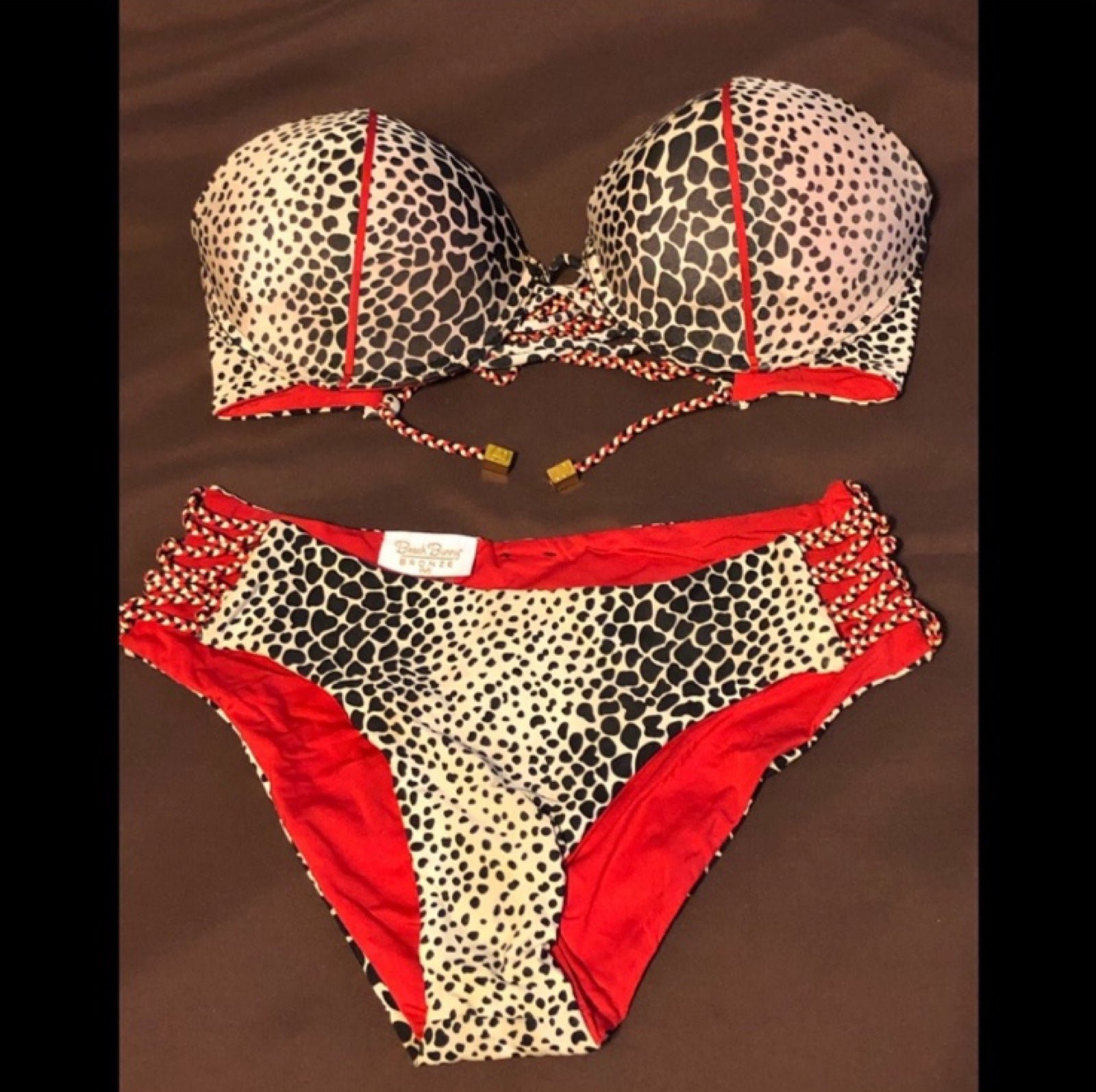 Beach Bunny Animal print Bikini swimsuit