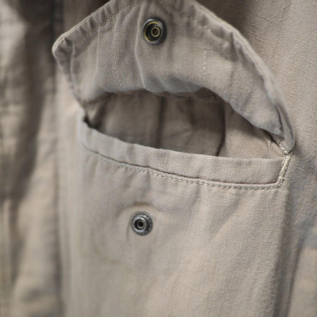 MHL. 14SS Cotton Linen M-65 Field Jacket - Beige/L Military