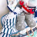 Boat Nautical Elephant Diaper Cake , Baby Shower Gift