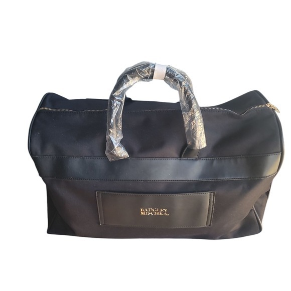 New With Tag Badgley Mishka Weekender Unisex Black Bag